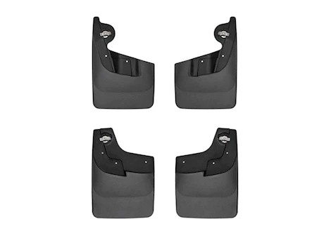 WeatherTech 23-C COLORADO FRONT AND REAR SET NO DRILL MUDFLAPS BLACK