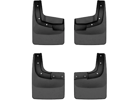 WeatherTech 24-C RANGER (EX RAPTOR) FRONT AND REAR NO DRILL MUDFLAPS BLACK