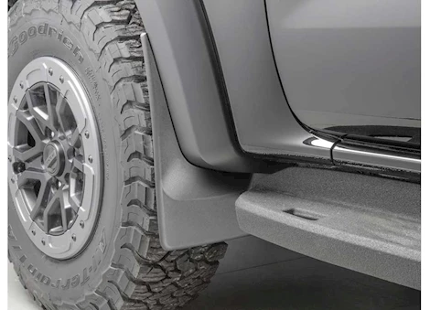 WeatherTech 2024 RANGER RAPTOR NO DRILL MUDFLAPS BLACK