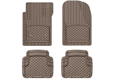 WeatherTech Universal automobile front and rear trim-to-fit mat tan Main Image