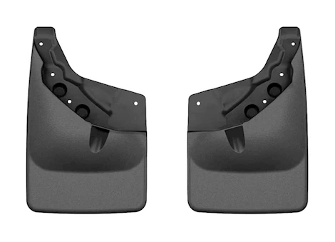 WeatherTech 24-C TACOMA REAR PAIR NO DRILL MUDFLAP BLACK