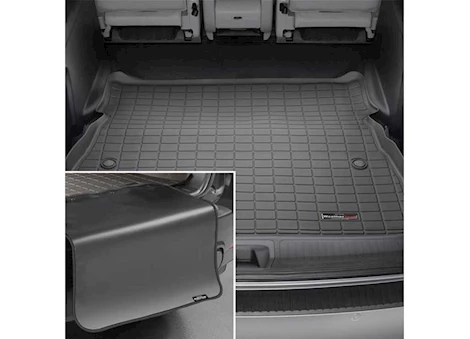 WeatherTech 18-C EQUINOX/TERRAIN/TERRAIN DENALI SEATBACK CARGO LINERS W/BUMPER PROTECTOR BLA