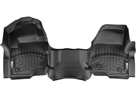 WeatherTech 23-C F250/F350/F450/F550 FRONT FLOORLINER OVER THE HUMP BLACK