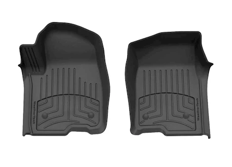 WeatherTech 19-C SILVERADO/SIERRA/1500/2500HD/3500HD FRONT FLOORLINER FOR VINYL FLOOR BLACK