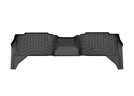 WeatherTech 2024 TACOMA HYBRID REAR FLOORLINER HP BLACK