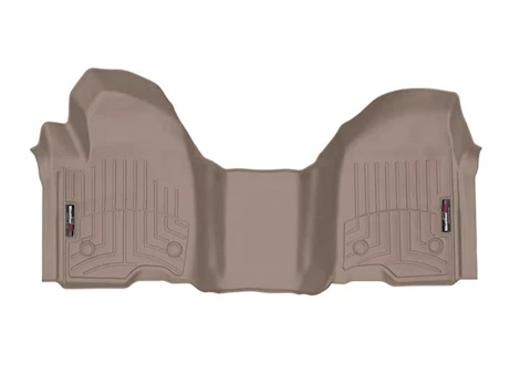 WeatherTech 19-C SILVERADO 1500 1ST ROW BENCH SEAT/CONSOLE/NO 4X4 FLOOR MNTD SHIFTER TAN FRO