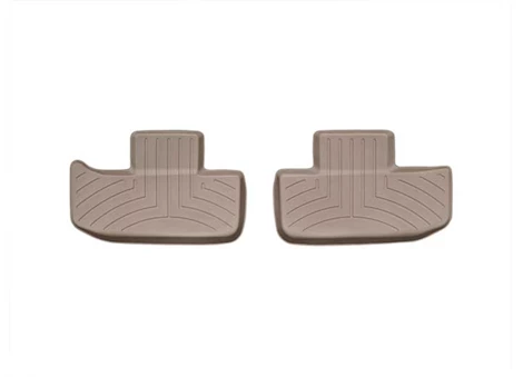 WeatherTech 11-16 CHALLENGER REAR FLOORLINER TWO-PIECE PART TAN