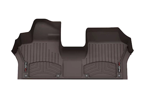 WeatherTech 25-c volkswagen id. buzz floorliner 1st row over the hump cocoa Main Image