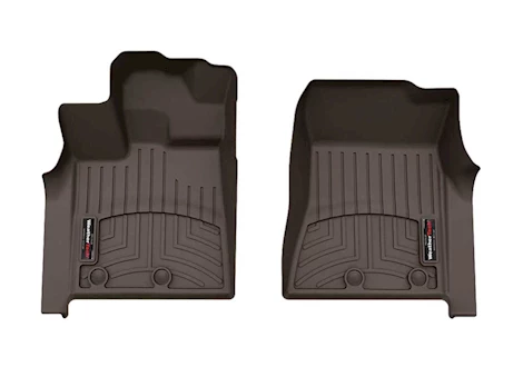 WeatherTech 25-C NISSAN ARMADA/INFINITI QX80 BUCKET SEATS FRONT FLOORLINER COCOA