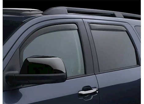 WeatherTech 08-16 SEQUOIA FRONT & REAR SIDE WINDOW DEFLECTORS DARK SMOKE