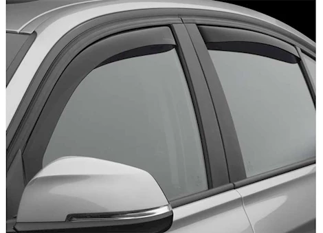 WeatherTech 12-16 M3 (F30) FRONT & REAR SIDE WINDOW DEFLECTORS DARK SMOKE