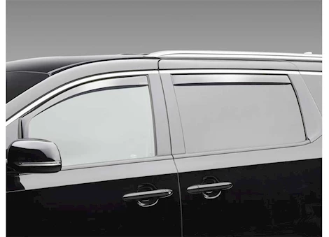 WeatherTech 19-C SUBARU FORESTER FRONT/REAR SIDE WINDOW DEFLECTORS DARK TINT