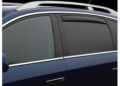 WeatherTech 22-C INFINITI QX60 REAR SIDE WINDOW DEFLECTORS DARK TINT