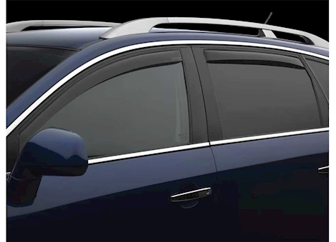 WeatherTech 22-C INFINITI QX60 FRONT/REAR SIDE WINDOW DEFLECTORS DARK TINT