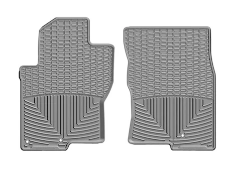 WeatherTech 08 FRONTIER CREW CAB/KING CAB/POST HOLE (QTY):2 FRONT RUBBER MATS GREY