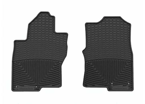 WeatherTech 22-C FRONTIER KING CAB FRONT RUBBER MATS BLACK