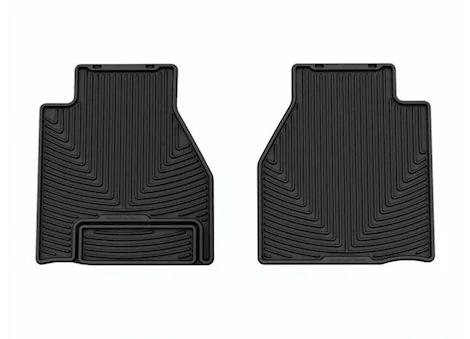 WeatherTech 22-C FRONTIER REAR RUBBER MATS BLACK