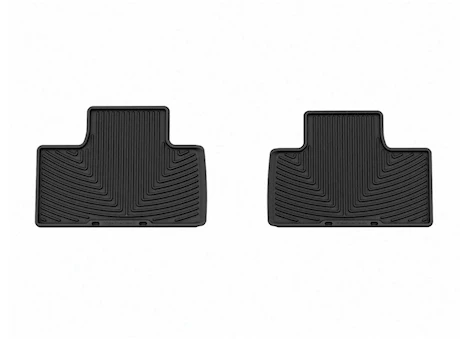 WeatherTech 22-C TUNDRA REAR ALL-WEATHER FLOOR MATS BLACK