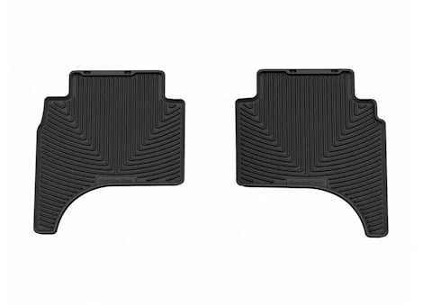 WeatherTech 22-C SANTA CRUZ REAR ALL-WEATHER FLOOR MATS BLACK