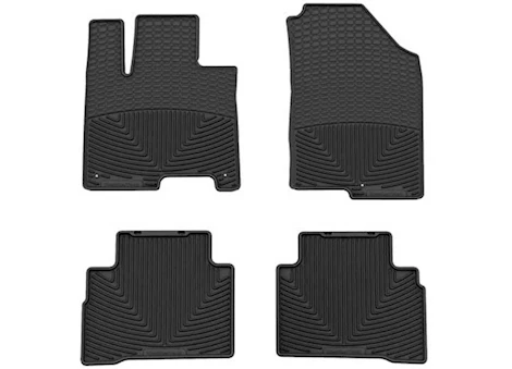 WeatherTech 23-C KIA SPORTAGE FRONT AND REAR ALL-WEATHER FLOOR MATS BLACK