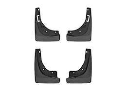 WeatherTech 20-c model y no drill front & rear mudflaps black