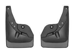 WeatherTech 24-c tacoma front pair no drill mudflap black