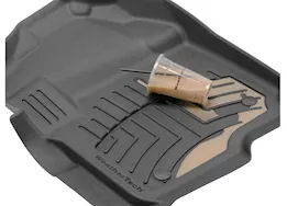 WeatherTech 19-c silverado 1500 not equipped w/ 4x4 floorshifter front floorliner hp black