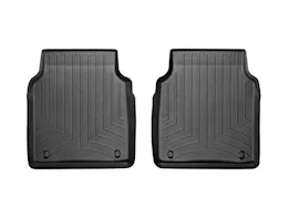 WeatherTech 11-16 audi a8 rear floorliner l-models : two-piece part black