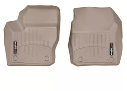 WeatherTech 12-16 focus w/pass side retention front floorliner tan