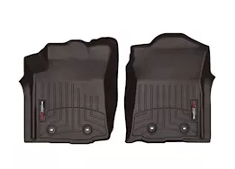 WeatherTech 18-c tacoma manual trans only/ fits access/double cab front floorliner cocoa