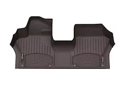 WeatherTech 25-c volkswagen id. buzz floorliner 1st row over the hump cocoa