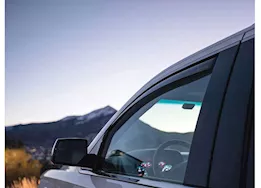WeatherTech 21-23 rogue front side window deflectors dark tint