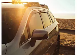 WeatherTech 11-23 durango front & rear side window deflectors dark tint