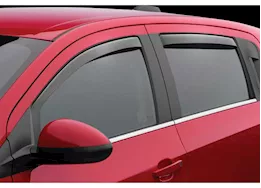 WeatherTech 18-c equinox front & rear side window deflectors dark tint