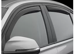 WeatherTech 12-16 m3 (f30) front & rear side window deflectors dark smoke