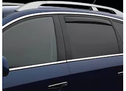 WeatherTech 22-c infiniti qx60 rear side window deflectors dark tint