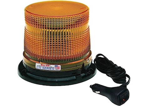 Whelen Engineering Co., Inc. SUPER-LED BEACON, SAE CLASS 1, LOW DOME, MAGNET (AMBER)