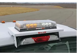 Whelen Engineering Co., Inc. Quickfit mouting platform f150 15-c/f250/f350 17-c white steel(works w/magnetic mount lights)