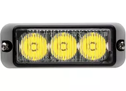 Whelen Engineering Co., Inc. Tir3 warning light, horizontal mount (amber)
