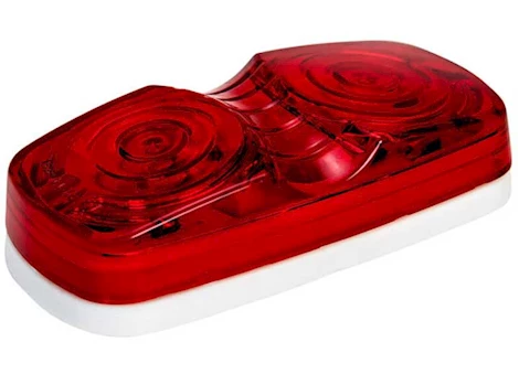 Winston Products - SmartStraps/CargoSmart/TowSmart PROCLASS LED DUAL BULB RECTANGULAR CLEARANCE LIGHT-RED