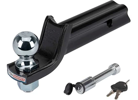 Winston Products - SmartStraps/CargoSmart/TowSmart CLASS III X-MOUNT SECURITY STARTER KIT W/ 2IN BALL & 5/8IN LOCKING PIN,2IN DROP,X 3/4IN RISE 5000LB