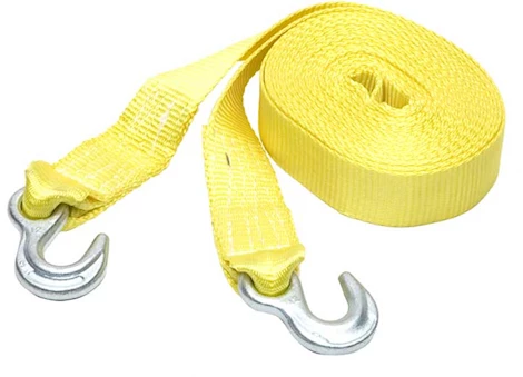 Winston Products - SmartStraps/CargoSmart/TowSmart 20FT 9000LB TOW STRAP WITH HOOKS 1 PK YELLOW