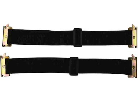 Winston Products - SmartStraps/CargoSmart/TowSmart 16IN - 24IN ADJUSTABLE TRACK BUNGEE X 2 PK BLACK