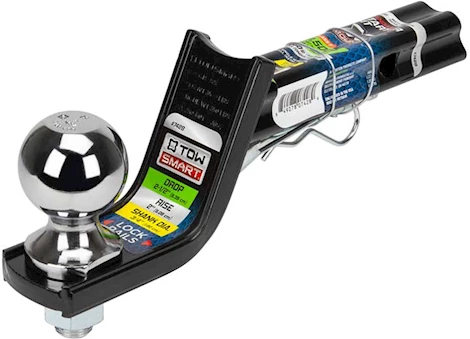 Winston Products - SmartStraps/CargoSmart/TowSmart CLASS II 3500LB X-MOUNT STR KIT W/2IN BALL, 1/2IN HITCH PIN, 2-1/2IN DROP, 2IN RISE