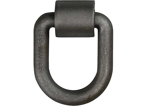Winston Products - SmartStraps/CargoSmart/TowSmart HEAVY DUTY WELD ON FORGED D-RING, 1IN DIA, 3IN X 4IN 45,000LB 1 PK