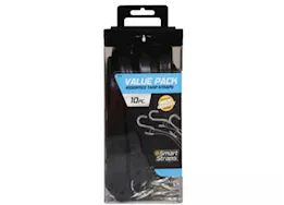 Winston Products - SmartStraps/CargoSmart/TowSmart 10pc tarp strap value pack assortment