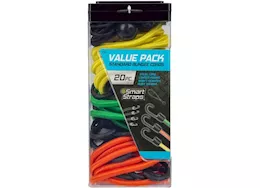 Winston Products - SmartStraps/CargoSmart/TowSmart 20pc standard bungee value pack assortment