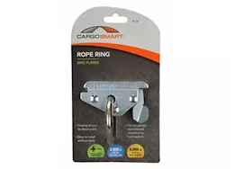 Winston Products - SmartStraps/CargoSmart/TowSmart 6000lb zinc plated rope ring with x-track/e-track fitting