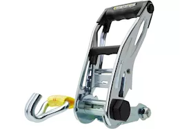 Winston Products - SmartStraps/CargoSmart/TowSmart 2in x 27ft 10,000lb commercial ratchet x tie down w/double j hooks 1 pk yellow