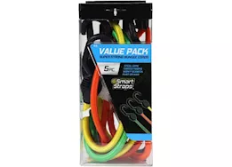 Winston Products - SmartStraps/CargoSmart/TowSmart 5 pc super strong bungee assortment